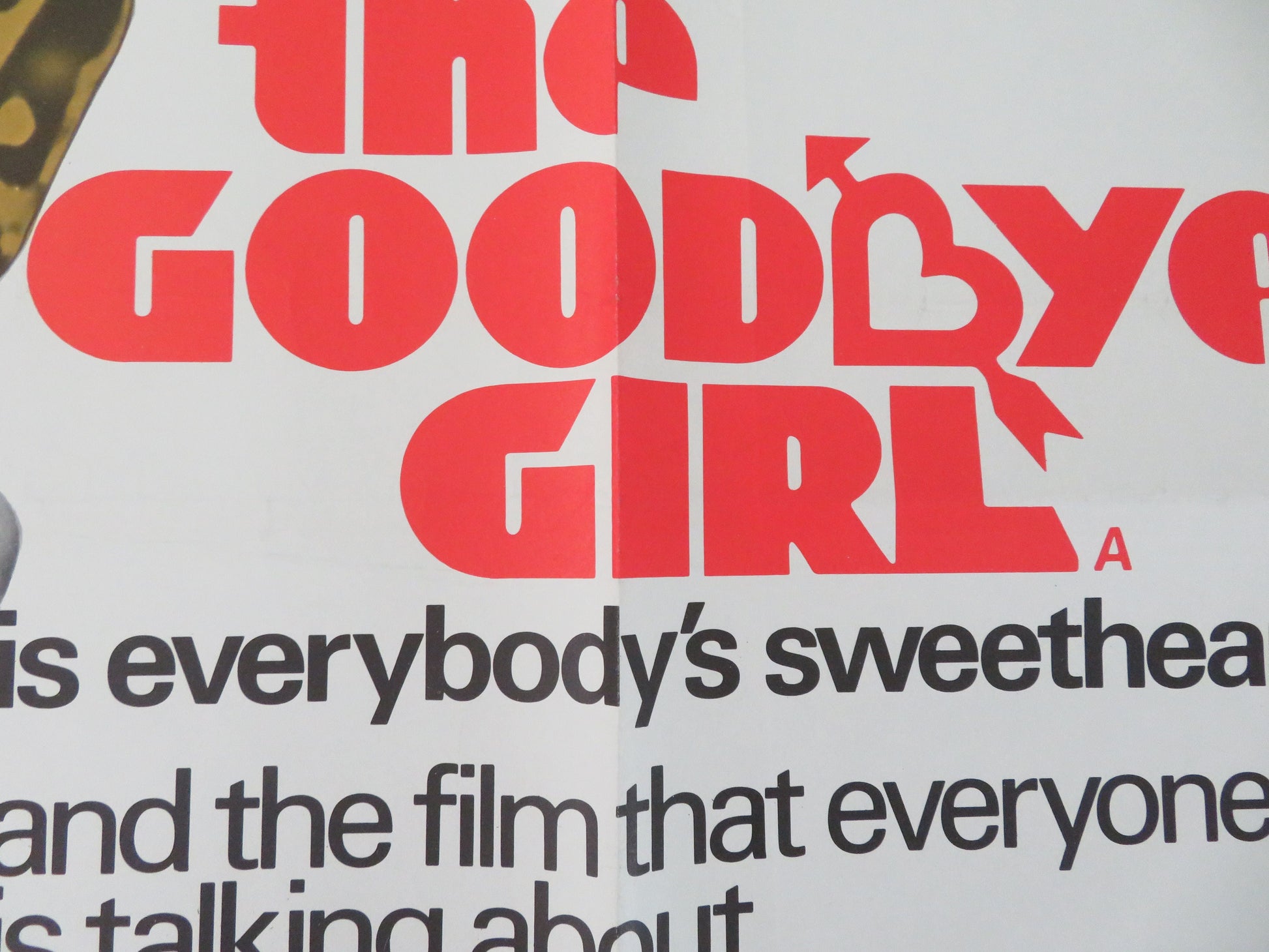 The Goodbye Girl UK Quad Rolled Poster Richard Dreyfuss Marsha Mason 1977 Movie posters