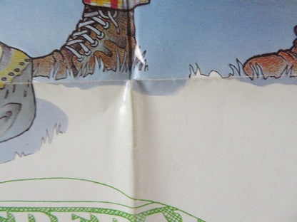 THE GRAVY TRAIN FOLDED US ONE SHEET POSTER STACY KEACH FREDERIC FORREST 1974 Rendezvous Cinema Movie posters