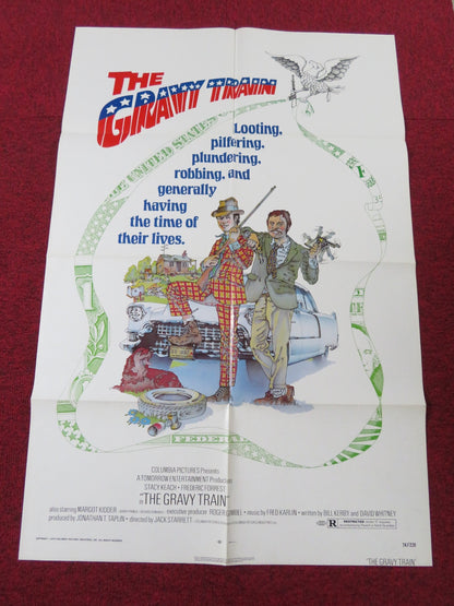 THE GRAVY TRAIN FOLDED US ONE SHEET POSTER STACY KEACH FREDERIC FORREST 1974 Rendezvous Cinema Movie posters