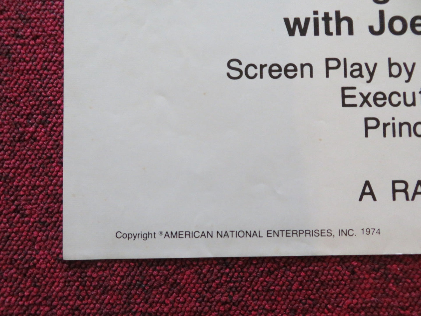 THE GREAT AMERICAN COWBOY - B FOLDED US ONE SHEET POSTER LARRY MAHAN 1974 Rendezvous Cinema Movie posters