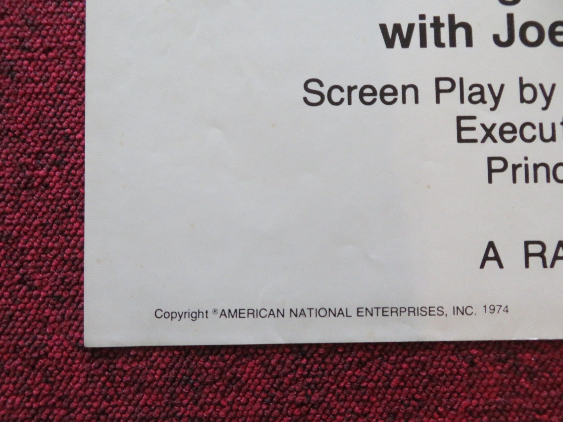 THE GREAT AMERICAN COWBOY - B FOLDED US ONE SHEET POSTER LARRY MAHAN 1974 Rendezvous Cinema Movie posters