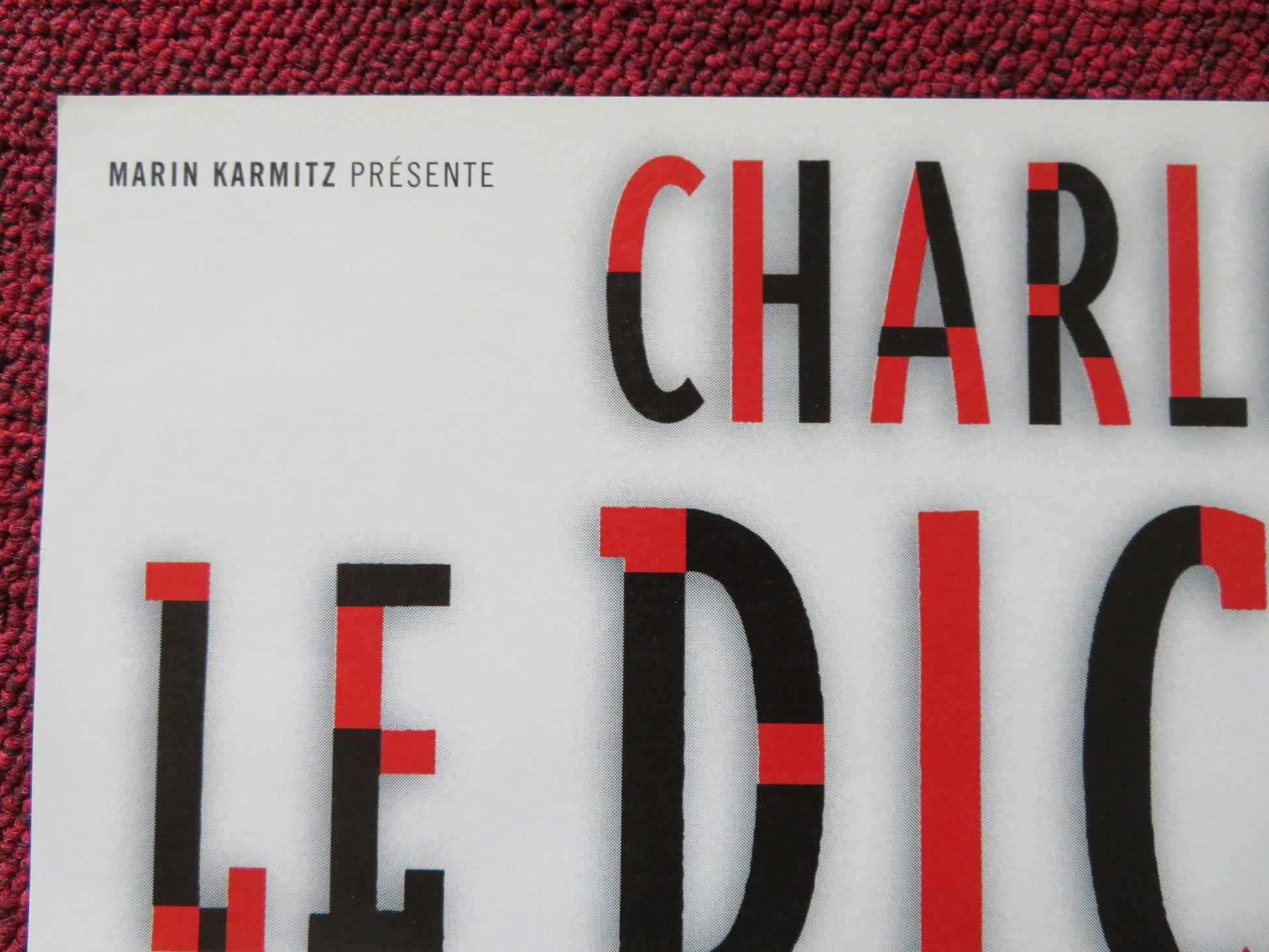 THE GREAT DICTATOR ROLLED FRENCH POSTER CHARLES CHAPLIN R2002 Rendezvous Cinema Movie posters