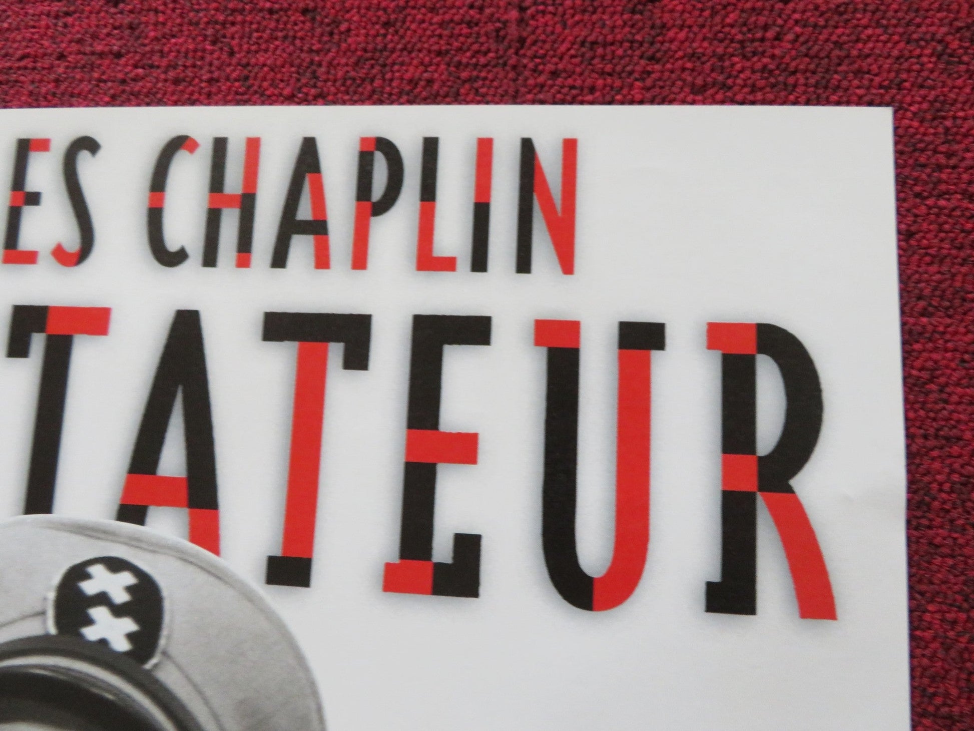 THE GREAT DICTATOR ROLLED FRENCH POSTER CHARLES CHAPLIN R2002 Rendezvous Cinema Movie posters