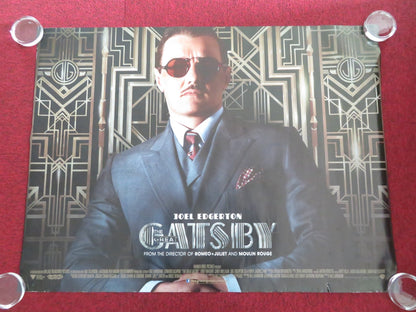 THE GREAT GATSBY - B UK QUAD ROLLED POSTER JOEL EDGERTON LEONARDO DICAPRIO 2013 Movie posters