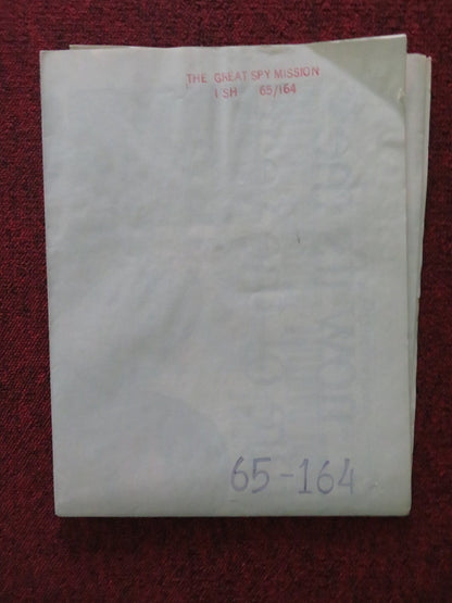 THE GREAT SPY MISSION FOLDED US ONE SHEET POSTER SOPHIA LOREN G. PEPPARD 1965 Movie posters