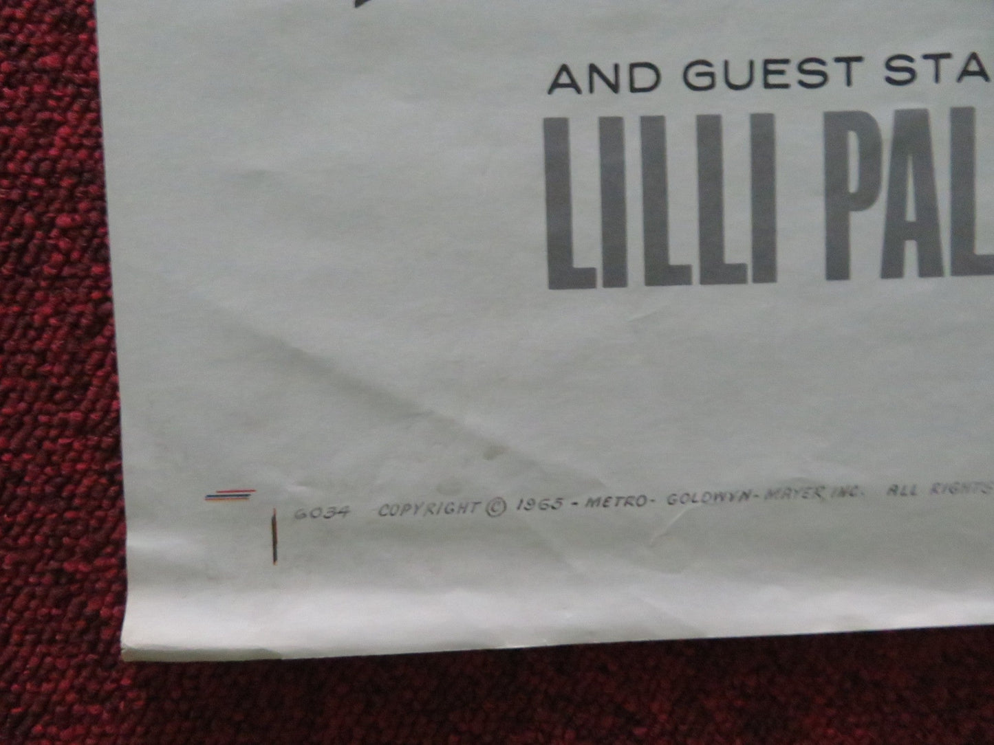 THE GREAT SPY MISSION FOLDED US ONE SHEET POSTER SOPHIA LOREN G. PEPPARD 1965 Movie posters