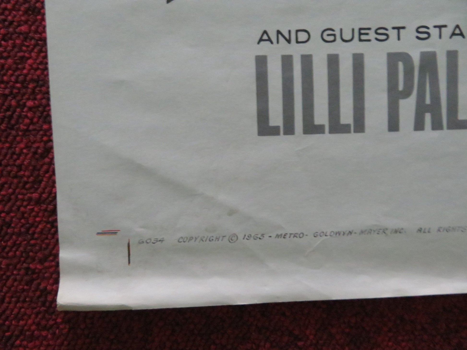 THE GREAT SPY MISSION FOLDED US ONE SHEET POSTER SOPHIA LOREN G. PEPPARD 1965 Movie posters