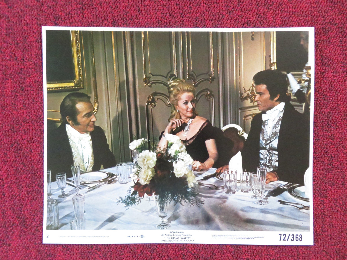 THE GREAT WALTZ - 2 LOBBY CARD HORST BUCHHOLZ MARY COSTA 1972 Rendezvous Cinema Movie posters