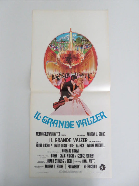 The Great Waltz Italian Locandina Poster Horst Buchholz Mary Costa 1972 Movie posters