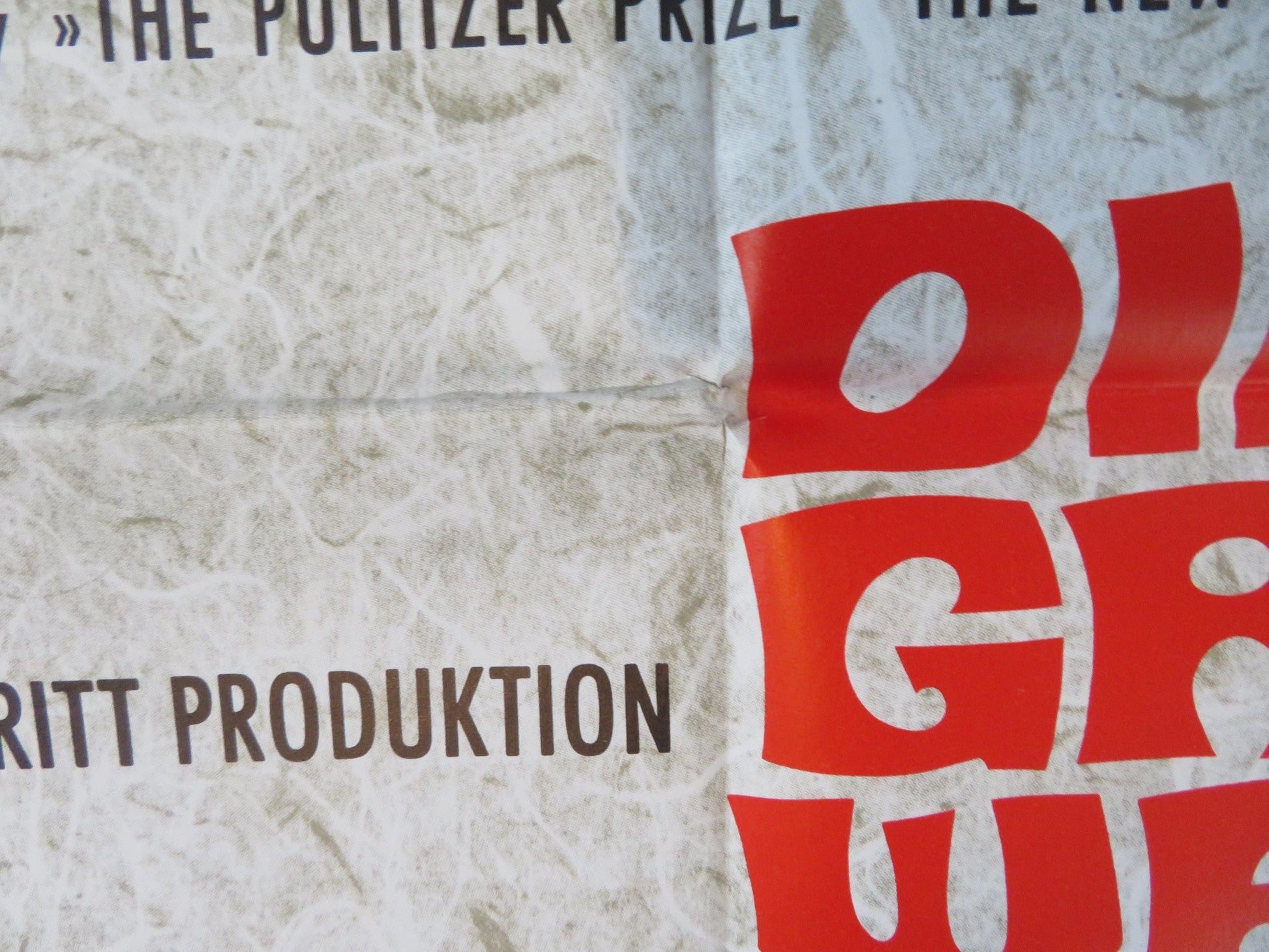 THE GREAT WHITE HOPE GERMAN A1 POSTER FOLDED JAMES EARL JONES 1970 Rendezvous Cinema Movie posters