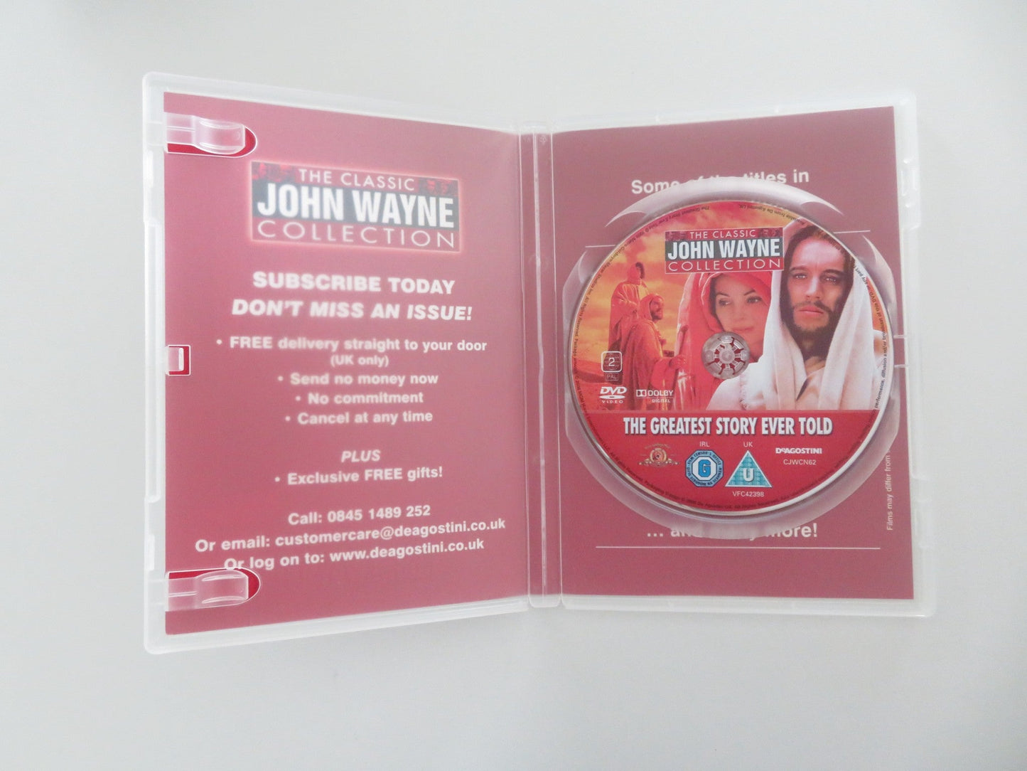 THE GREATEST STORY EVER TOLD (DVD) MAX VON SYDOW CHARLTON HESTON 1965 REGION 2 Movie posters