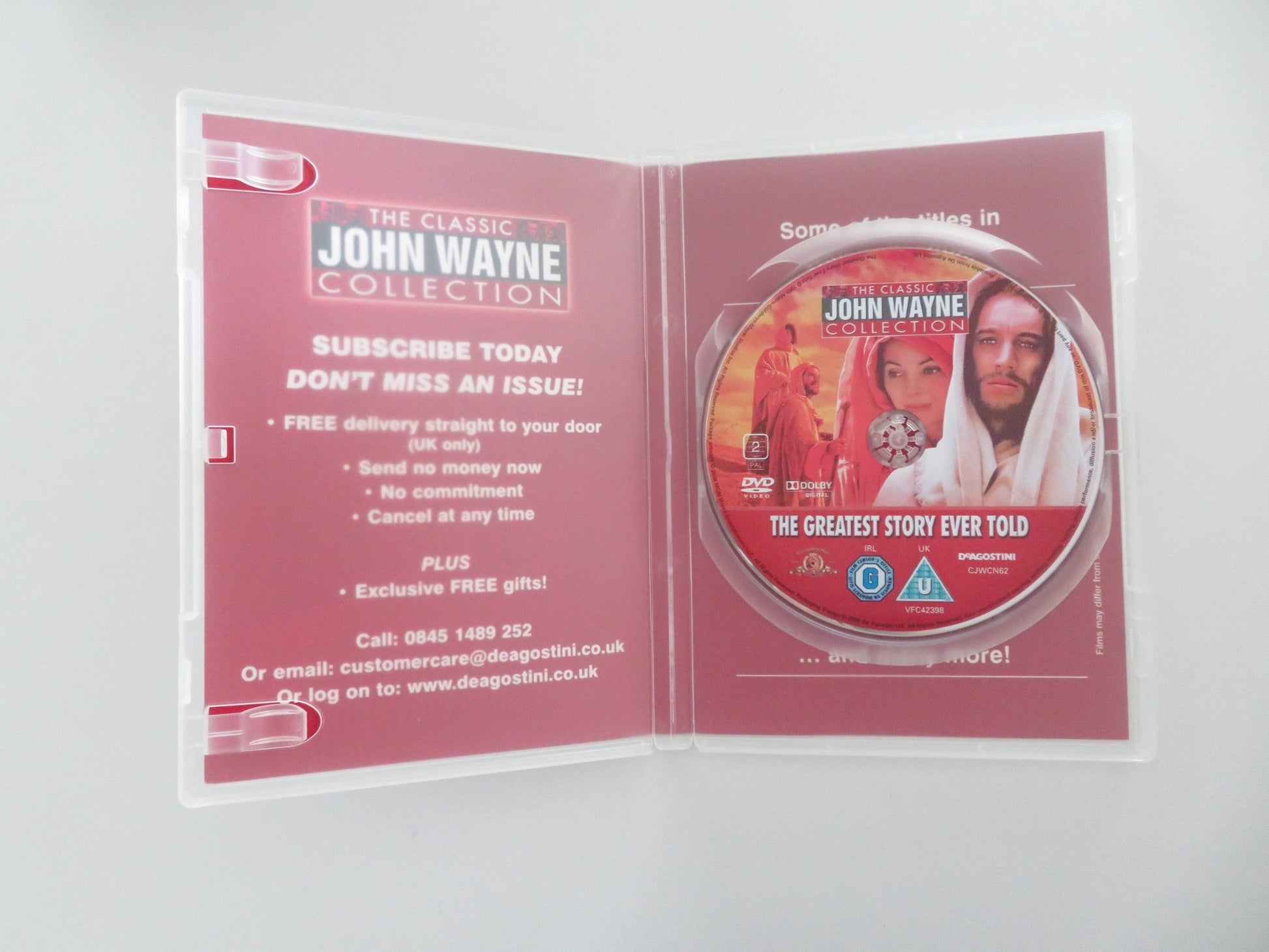 THE GREATEST STORY EVER TOLD (DVD) MAX VON SYDOW CHARLTON HESTON 1965 REGION 2 Movie posters