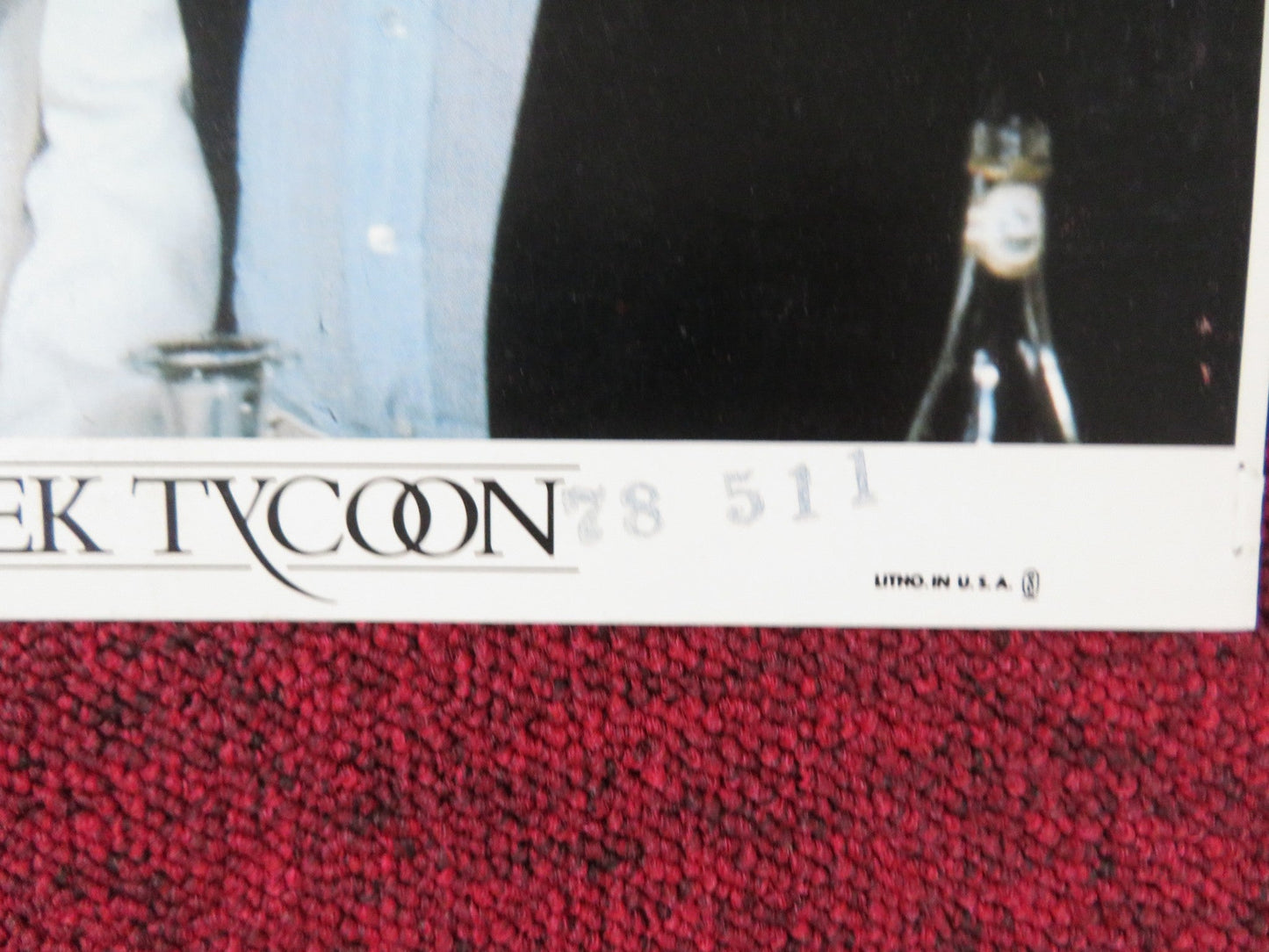 THE GREEK TYCOON - B LOBBY CARD ANTHONY QUINN JACQUELINE BISSET 1978 Rendezvous Cinema Movie posters