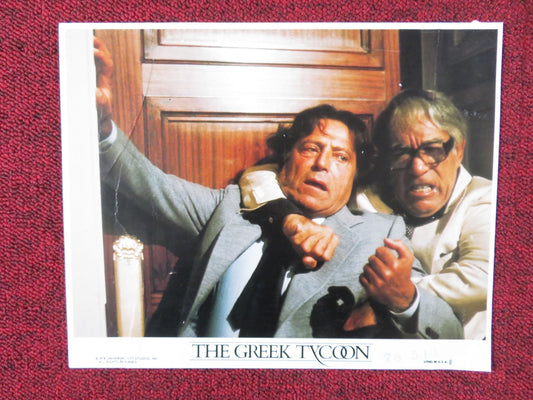 THE GREEK TYCOON - C LOBBY CARD ANTHONY QUINN JACQUELINE BISSET 1978 Rendezvous Cinema Movie posters