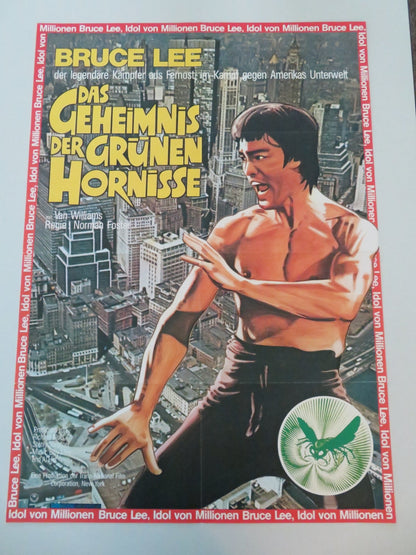 THE GREEN HORNET GERMAN A1 POSTER ROLLED BRUCE LEE VAN WILLIAMS 1975 Movie posters