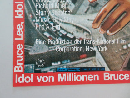 THE GREEN HORNET GERMAN A1 POSTER ROLLED BRUCE LEE VAN WILLIAMS 1975 Movie posters