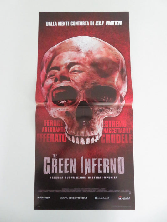THE GREEN INFERNO ITALIAN LOCANDINA POSTER LORENZA IZZO ARIEL LEVY 2013 Movie posters