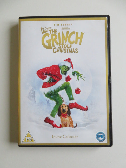 THE GRINCH - B (DVD) JIM CARREY TAYLOR MOMSEN 2000 REGION 2, 4 Movie posters