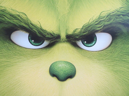THE GRINCH - B US ONE SHEET ROLLED POSTER CUMBERBATCH CAMERON SEELY 2018 Rendezvous Cinema Movie posters