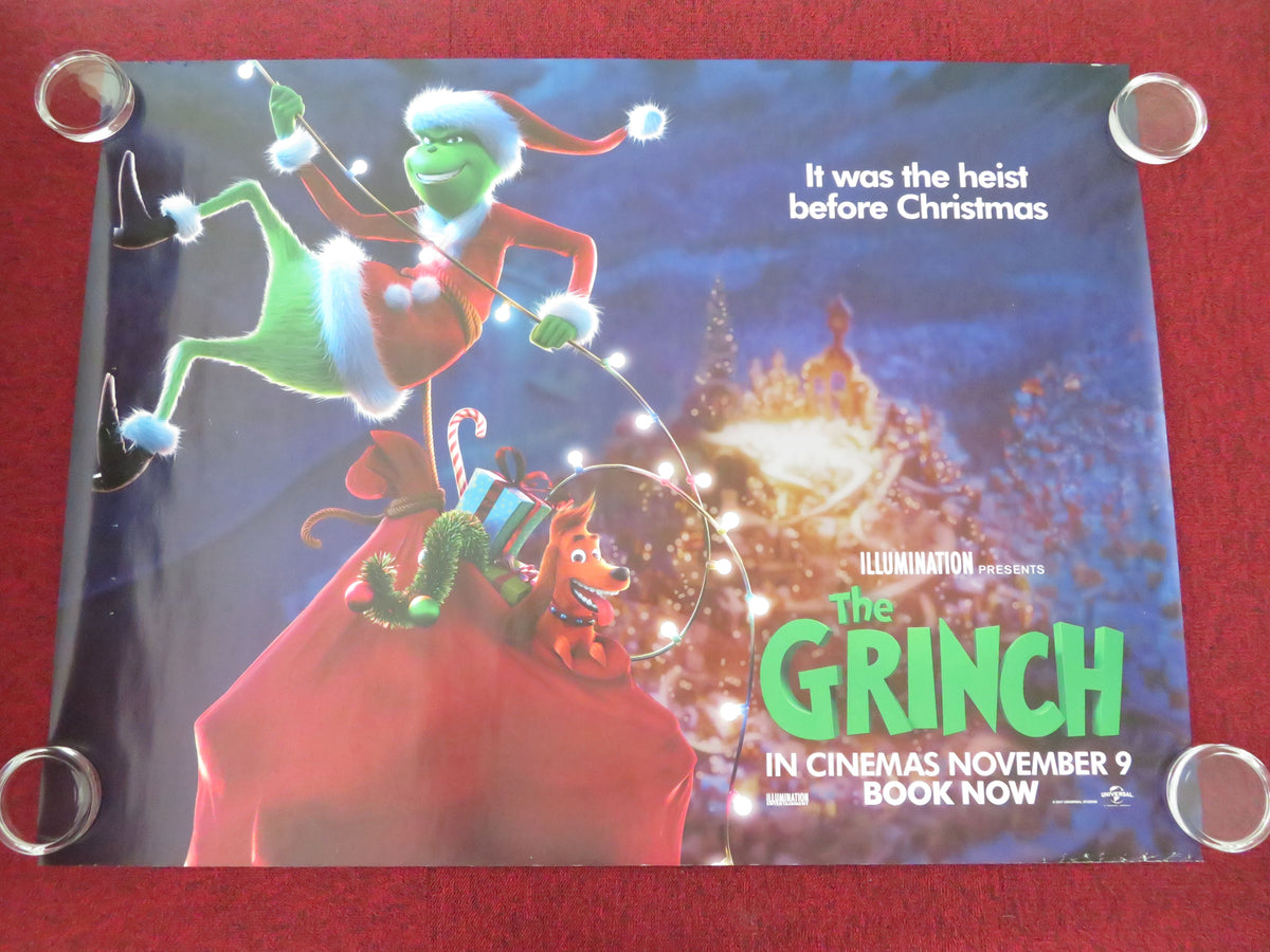 The Grinch UK Quad Rolled Poster Benedict Cumberbatch Cameron Seely 2018 Movie posters