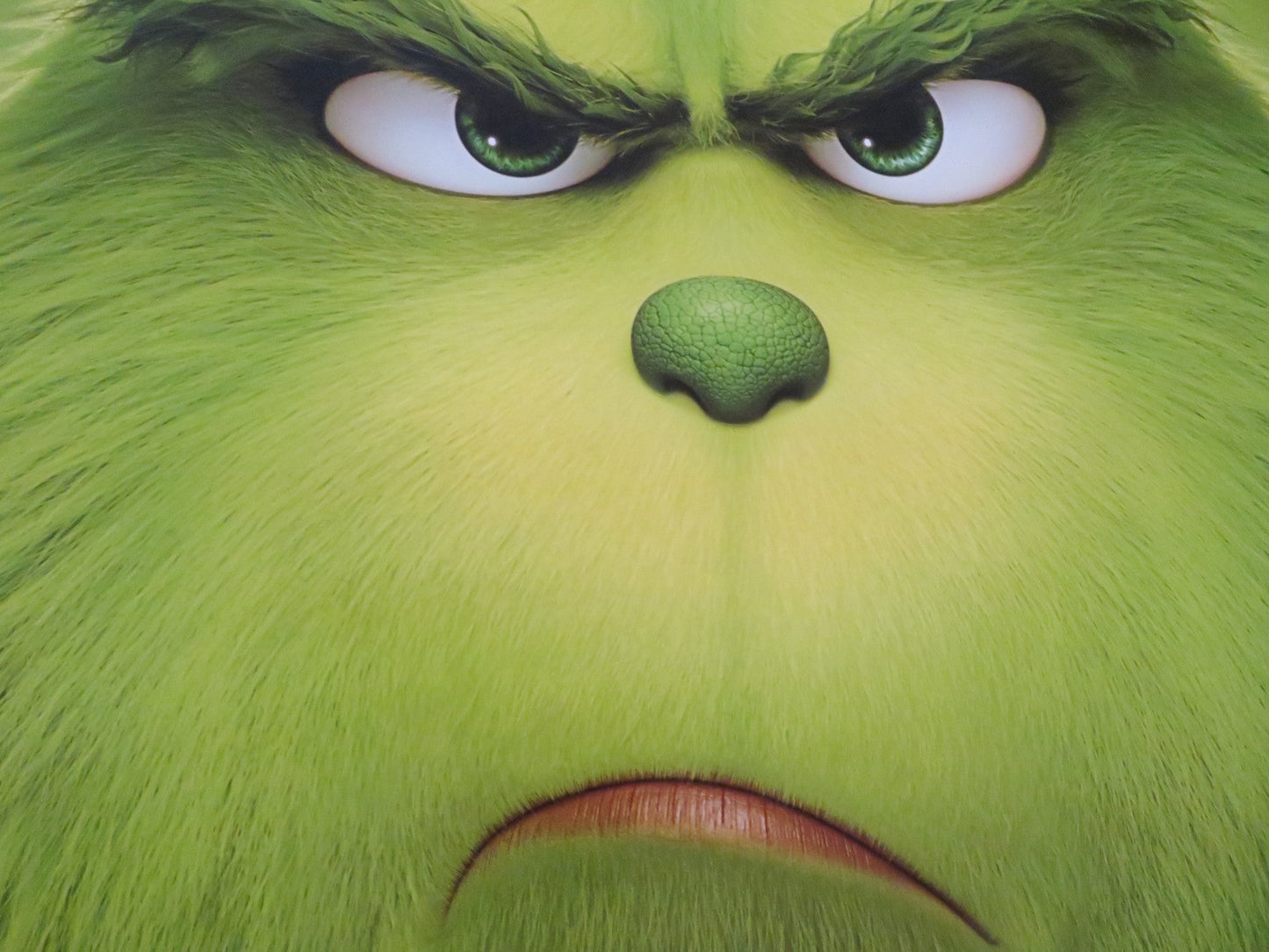 THE GRINCH US ONE SHEET ROLLED POSTER BENEDICT CUMBERBATCH CAMERON SEELY 2018 Rendezvous Cinema Movie posters