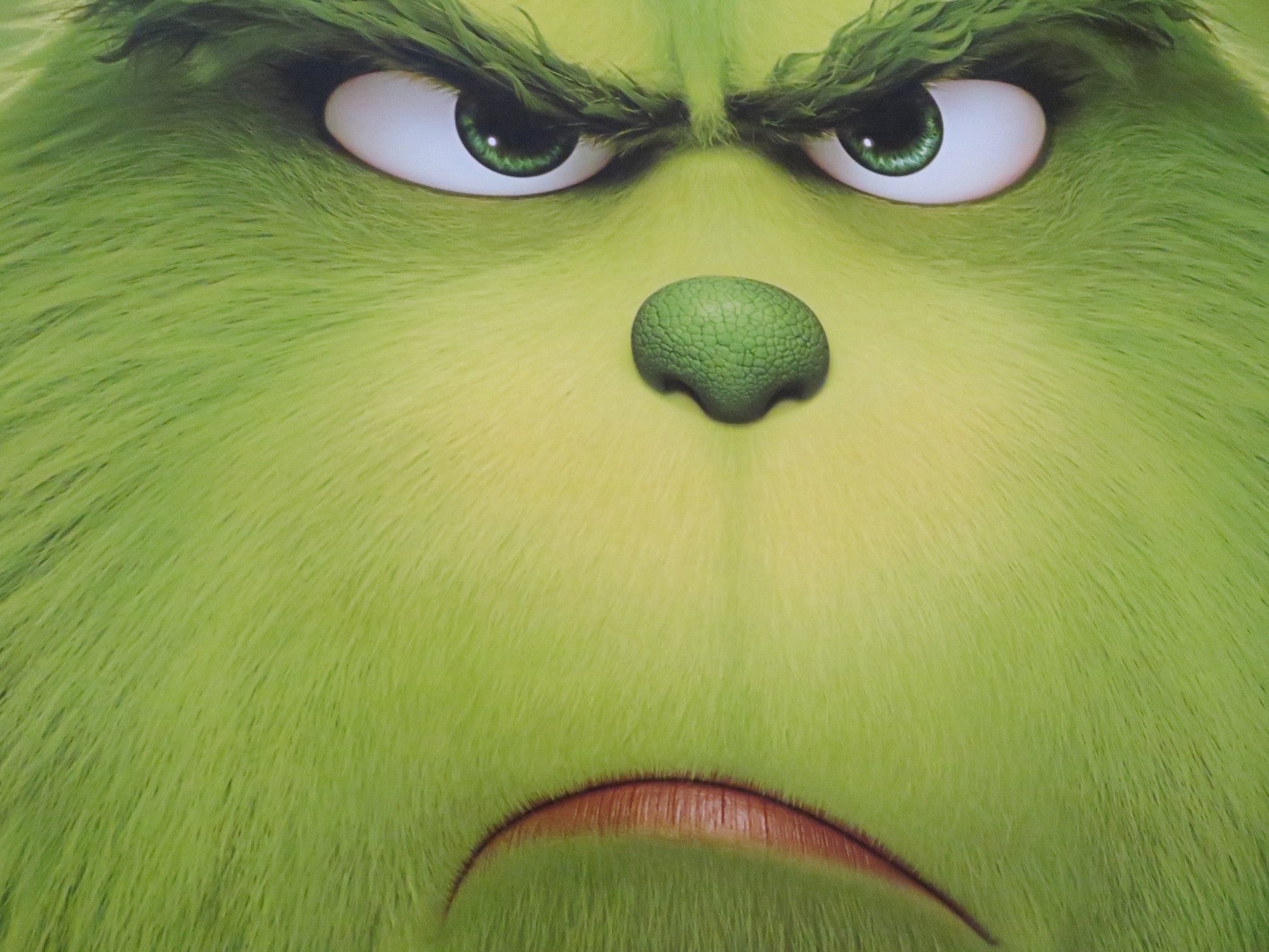 THE GRINCH US ONE SHEET ROLLED POSTER BENEDICT CUMBERBATCH CAMERON SEELY 2018 Rendezvous Cinema Movie posters