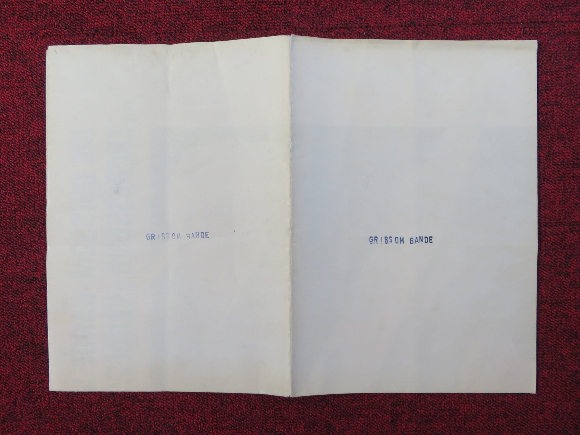 THE GRISSOM GANG GERMAN A1 POSTER FOLDED KIM DARBY SCOTT WILSON 1971 Rendezvous Cinema Movie posters