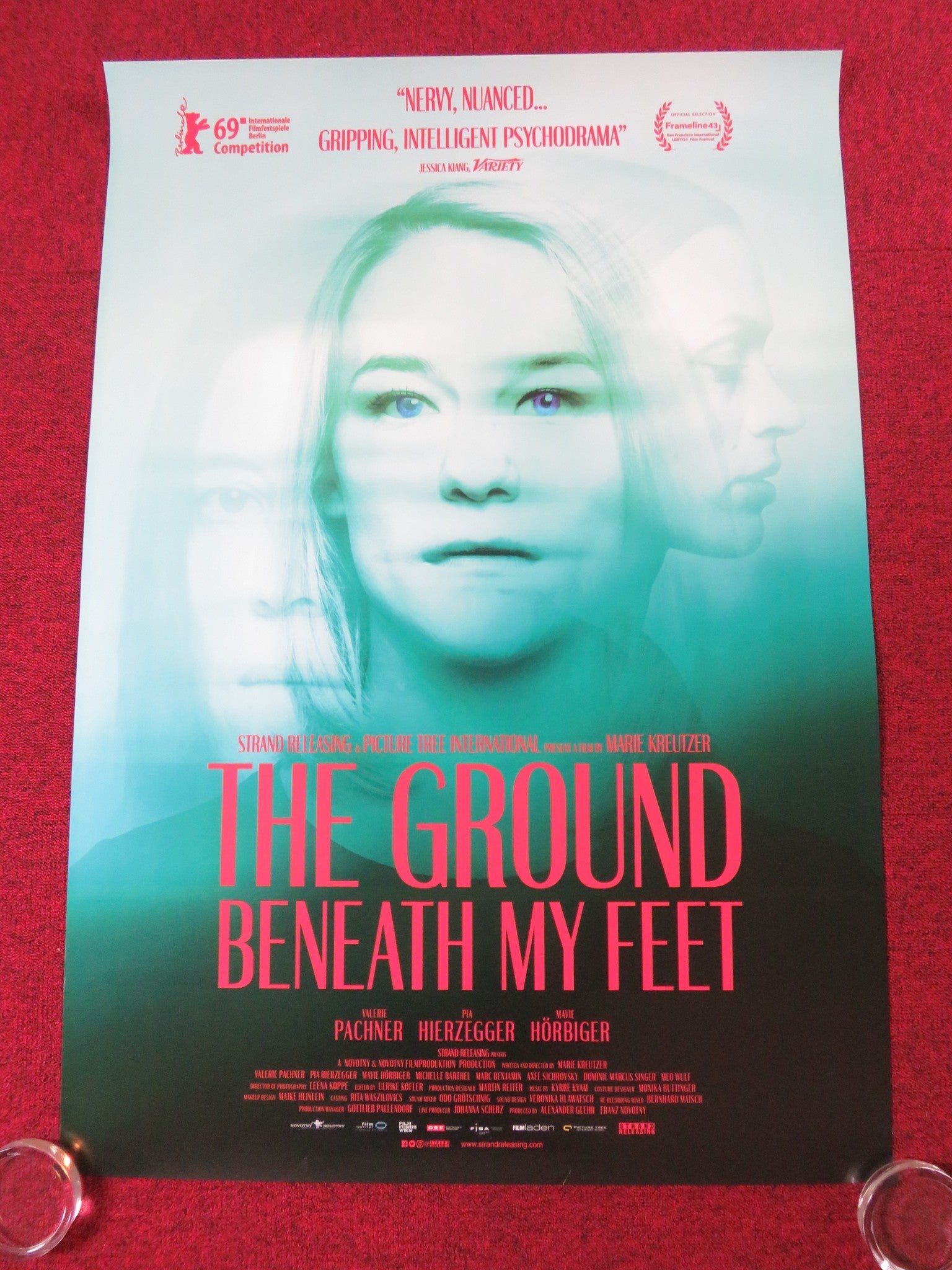 THE GROUND BENEATH MY FEET US ONE SHEET ROLLED POSTER VALERIE PACHNER 2019 Rendezvous Cinema Movie posters