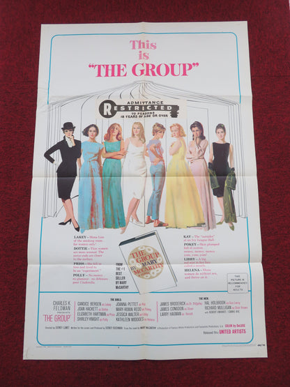 The Group Folded US One Sheet Poster Candice Bergen Joan Hackett 1966 Movie posters