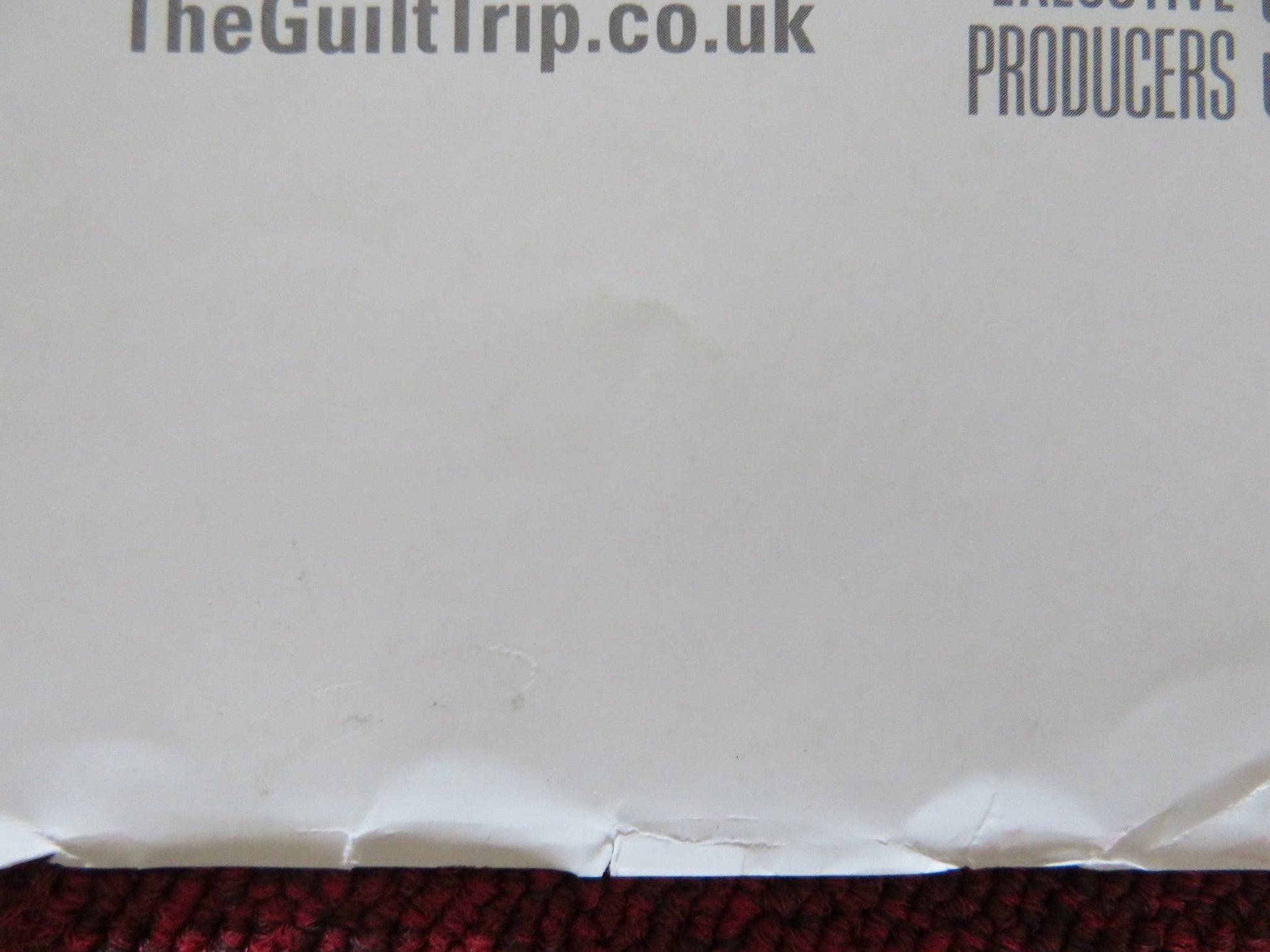 THE GUILT TRIP UK QUAD ROLLED POSTER BARBRA STREISAND SETH ROGEN 2012 Rendezvous Cinema Movie posters