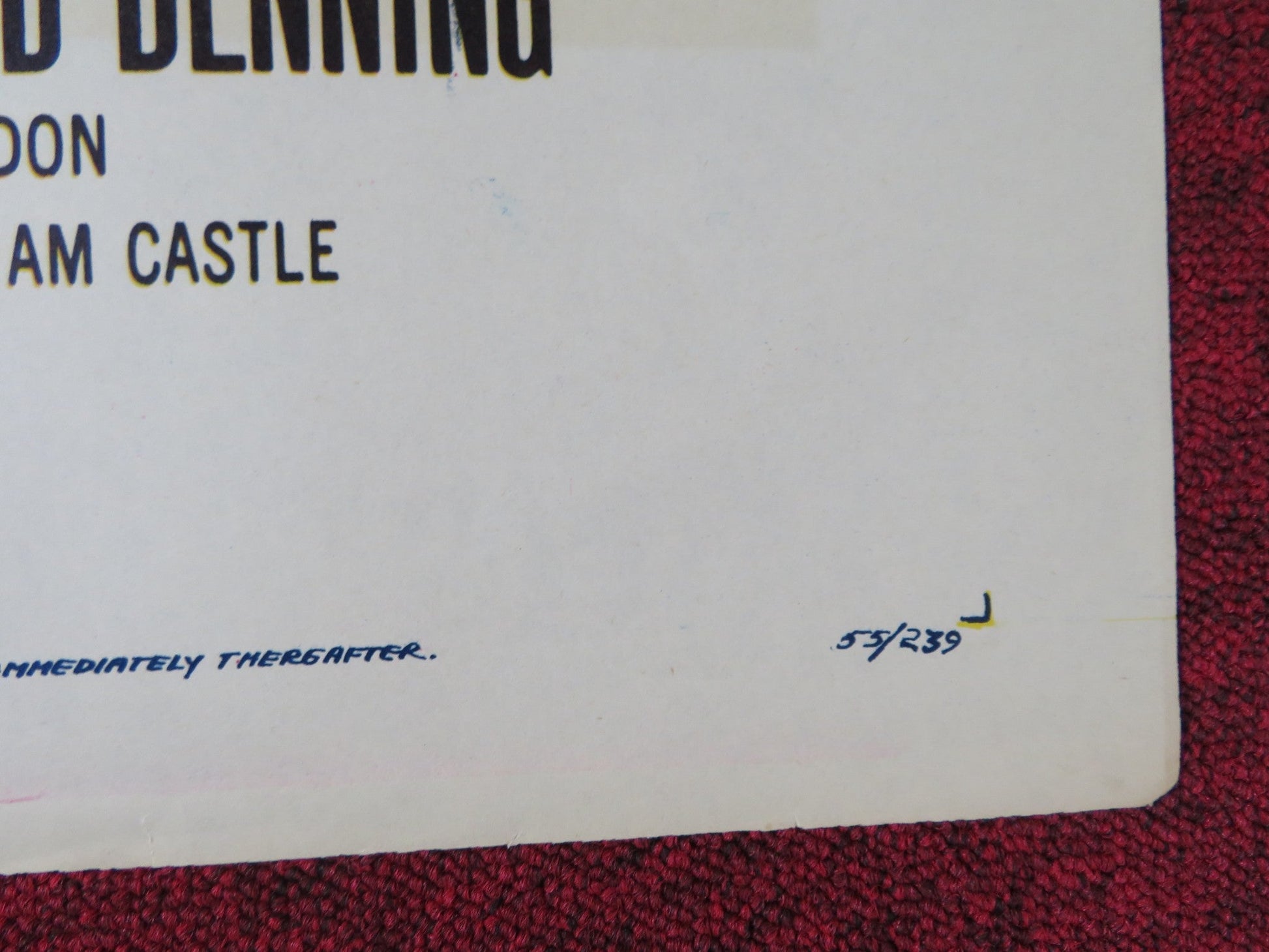 THE GUN THAT WON THE WEST FOLDED US ONE SHEET POSTER DENNIS MORGAN 1955 Rendezvous Cinema Movie posters