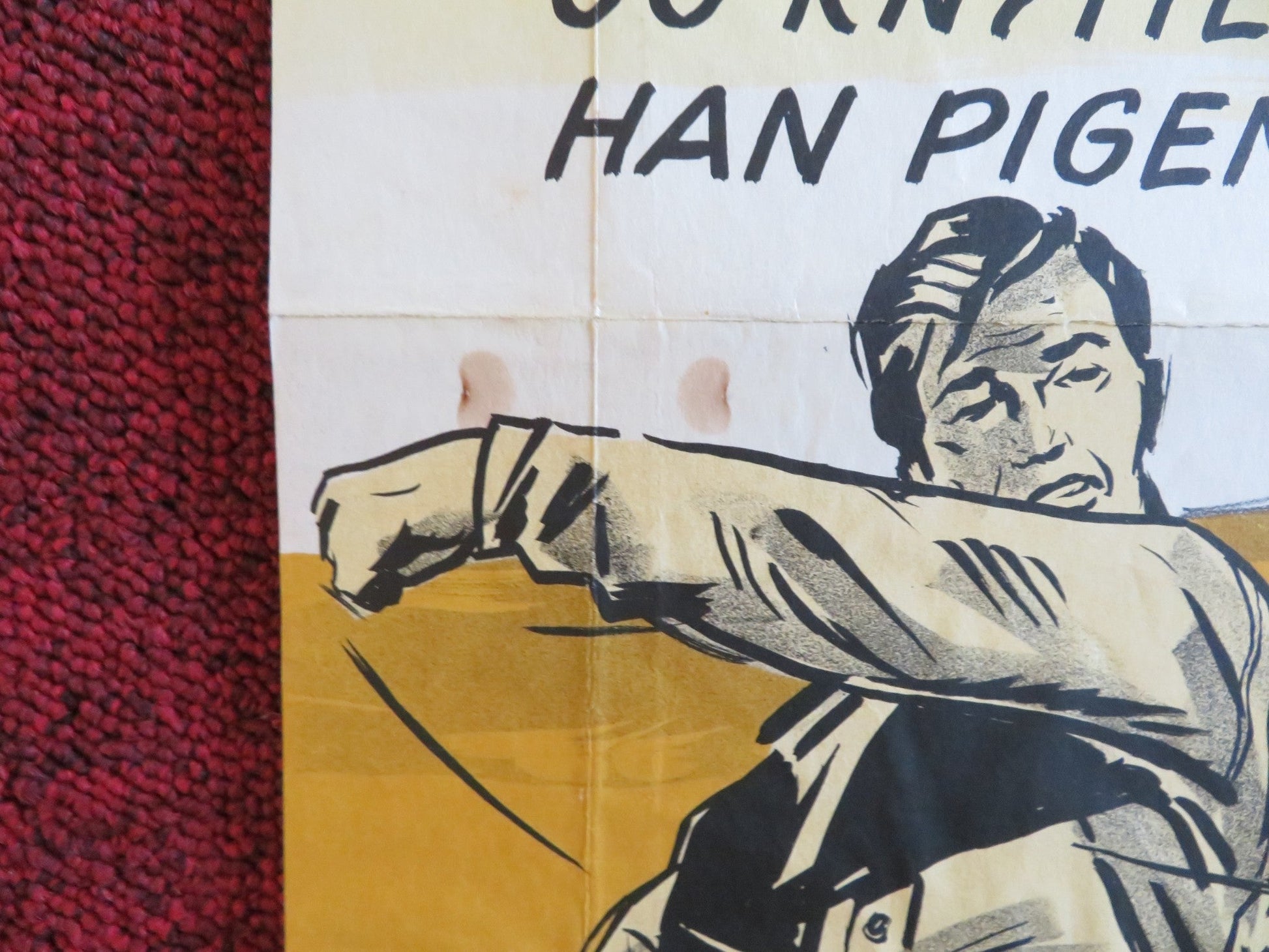 THE GUNFIGHT AT DODGE CITY DANISH POSTER ROLLED JOEL MCCREA JULIE ADAMS 1960 Rendezvous Cinema Movie posters