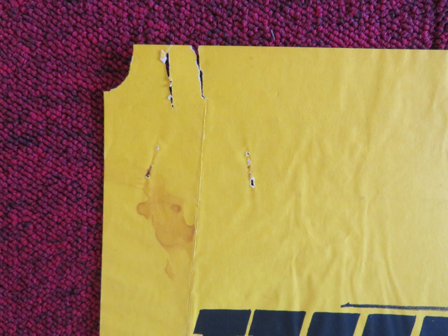 THE GUNFIGHT AT DODGE CITY DANISH POSTER ROLLED JOEL MCCREA JULIE ADAMS 1960 Rendezvous Cinema Movie posters