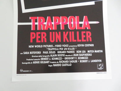 THE GUNRUNNER ITALIAN LOCANDINA POSTER KEVIN COSTNER SARA BOTSFORD 1989 Movie posters