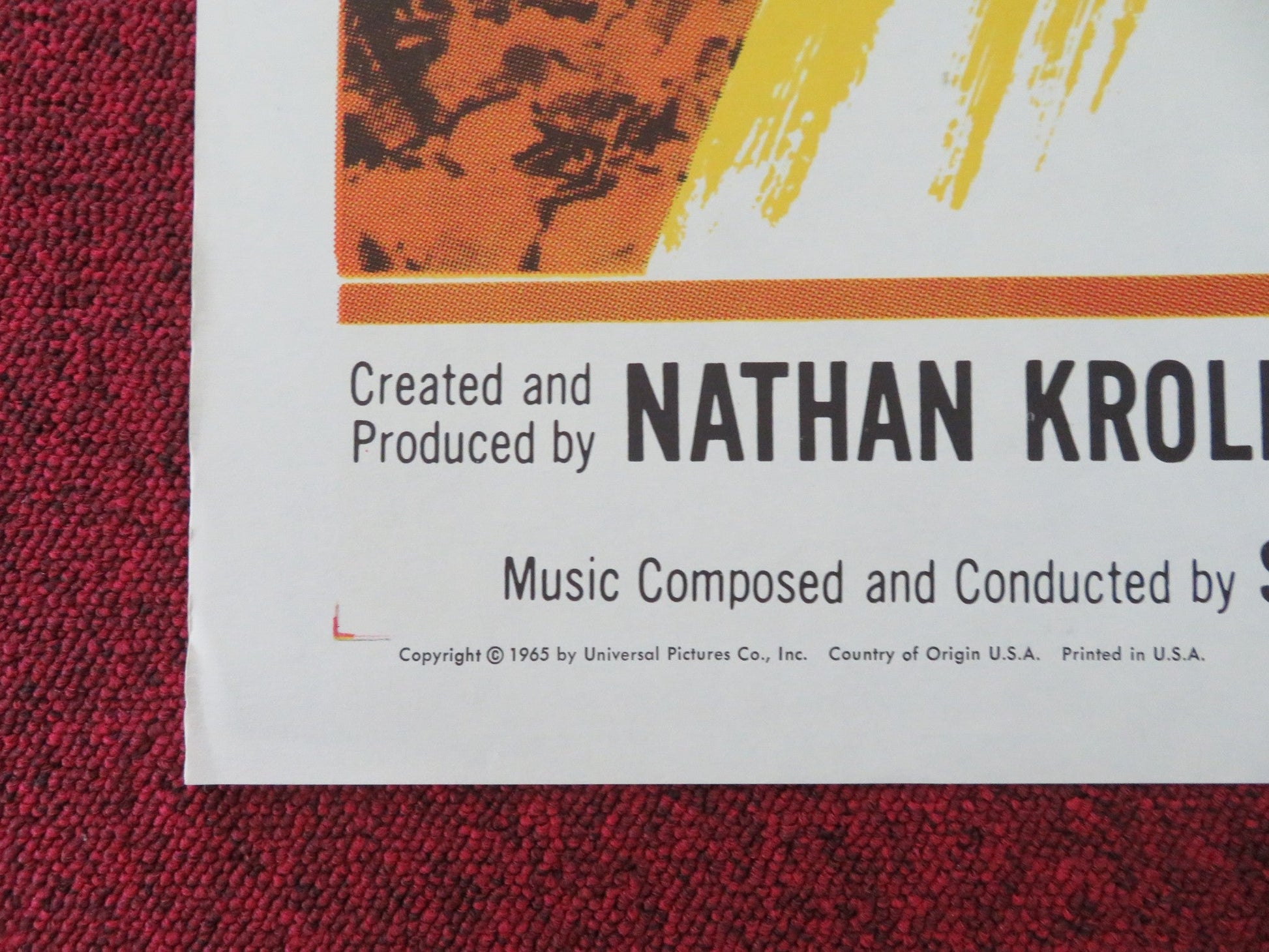 THE GUNS OF AUGUST FOLDED US ONE SHEET POSTER WEAVER WINSTON CHURCHILL 1965 Movie posters