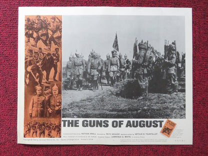 THE GUNS OF AUGUST US LOBBY CARD FULL SET FRITZ WEAVER WINSTON CHURCHILL 1965 Rendezvous Cinema Movie posters