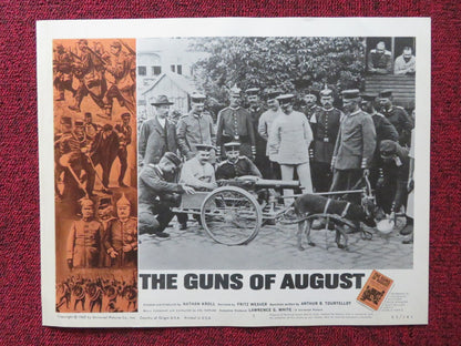 THE GUNS OF AUGUST US LOBBY CARD FULL SET FRITZ WEAVER WINSTON CHURCHILL 1965 Rendezvous Cinema Movie posters