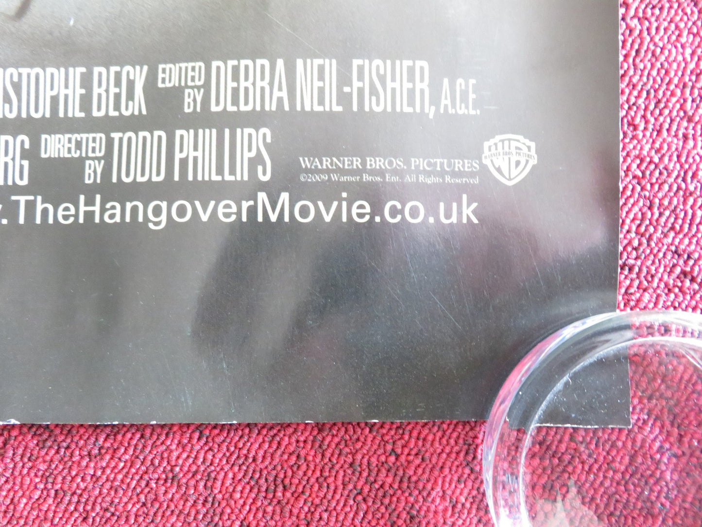 THE HANGOVER UK QUAD ROLLED POSTER BRADLEY COOPER ED HELMS 2009 Rendezvous Cinema Movie posters