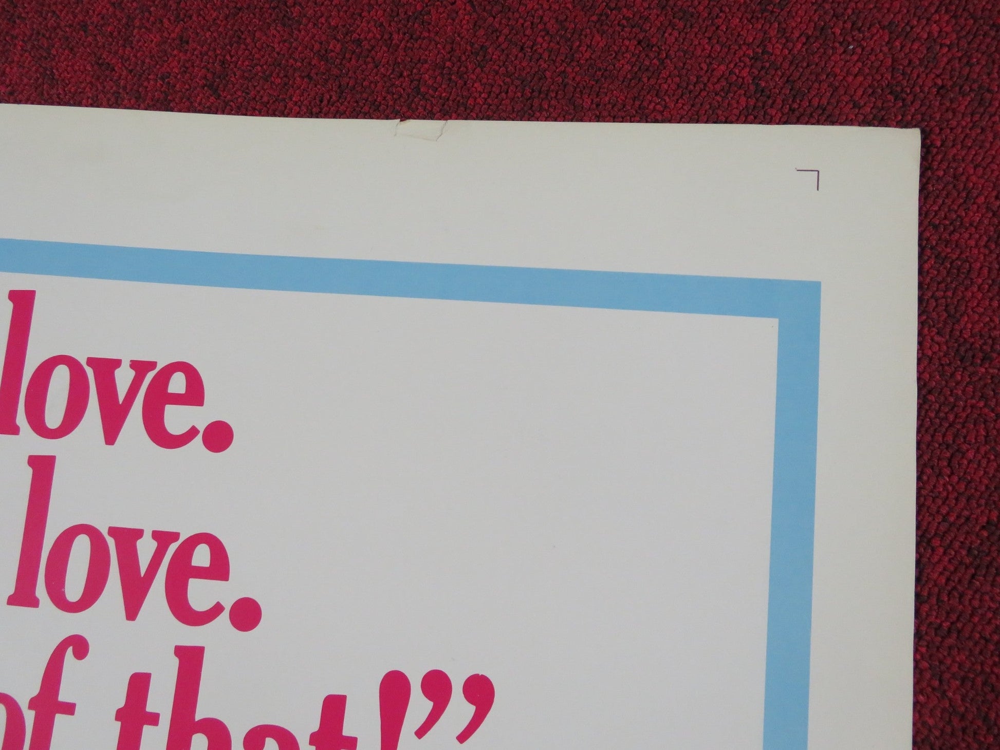 THE HAPPY ENDING FOLDED US ONE SHEET POSTER JEAN SIMMONS JOHN FORSYTHE 1969 Rendezvous Cinema Movie posters