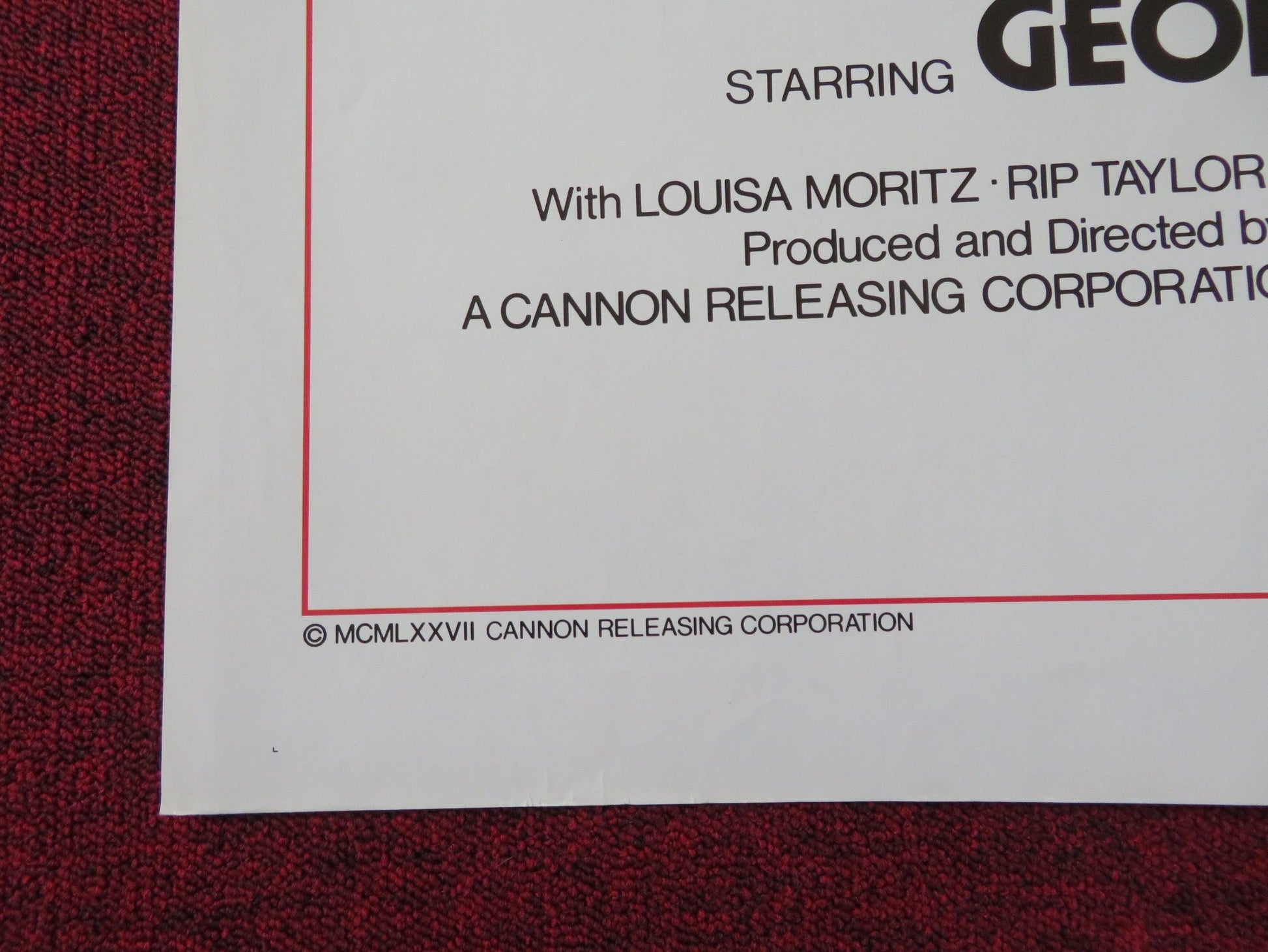 THE HAPPY HOOKER GOES TO WASHINGTON FOLDED US ONE SHEET POSTER G. HAMILTON 1977 Rendezvous Cinema Movie posters