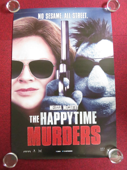 THE HAPPYTIME MURDERS US ONE SHEET ROLLED POSTER MELISSA MCCARTHY E. BANKS 2018 Rendezvous Cinema Movie posters