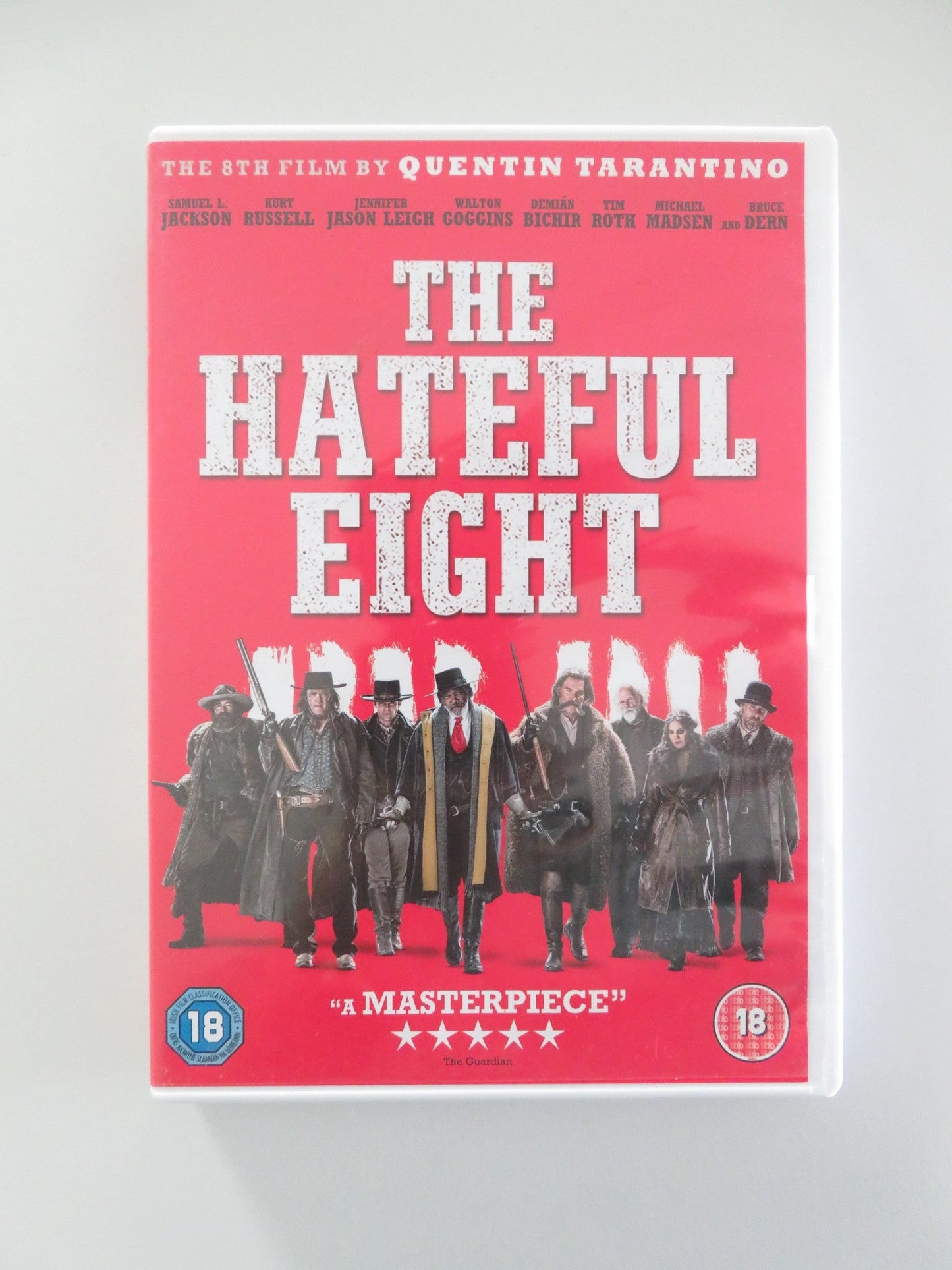 THE HATEFUL EIGHT (DVD) SAMUEL L. JACKSON KURT RUSSELL 2015 REGION 2 Movie posters