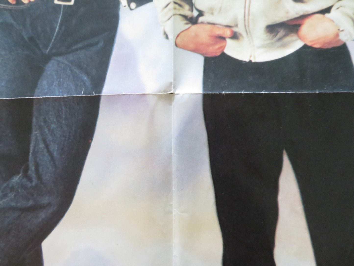 THE HEAVENLY KID FOLDED US ONE SHEET POSTER LEWIS SMITH JASON GEDRICK 1985 Rendezvous Cinema Movie posters