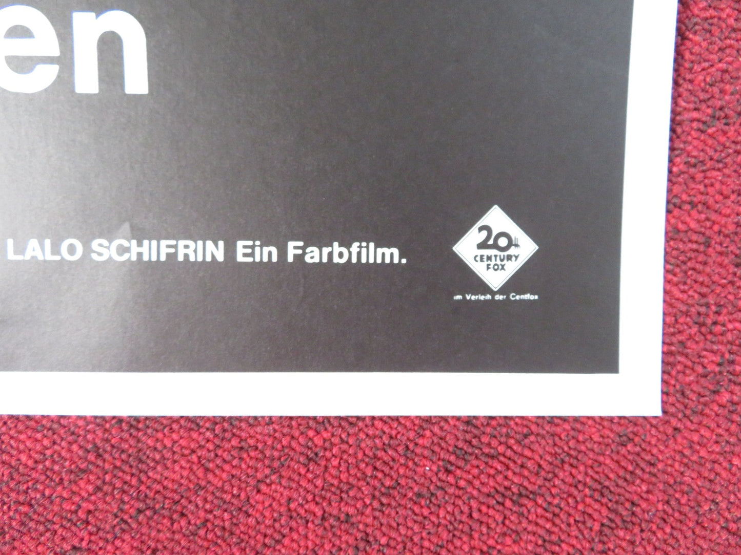 THE HELLSTROM CHRONICLE GERMAN A1 POSTER FOLDED LAWRENCE PRESSMAN 1971 Rendezvous Cinema Movie posters