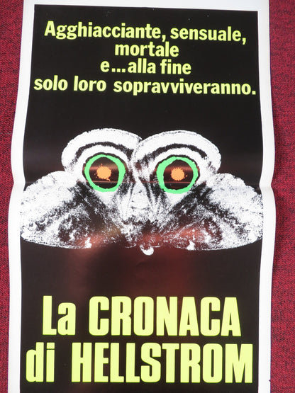 THE HELLSTROM CHRONICLE ITALIAN LOCANDINA POSTER LAWRENCE PRESSMAN 1971 Rendezvous Cinema Movie posters