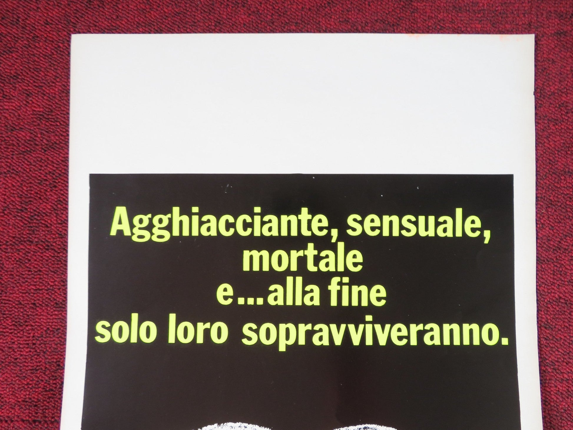 THE HELLSTROM CHRONICLE ITALIAN LOCANDINA POSTER LAWRENCE PRESSMAN 1971 Rendezvous Cinema Movie posters