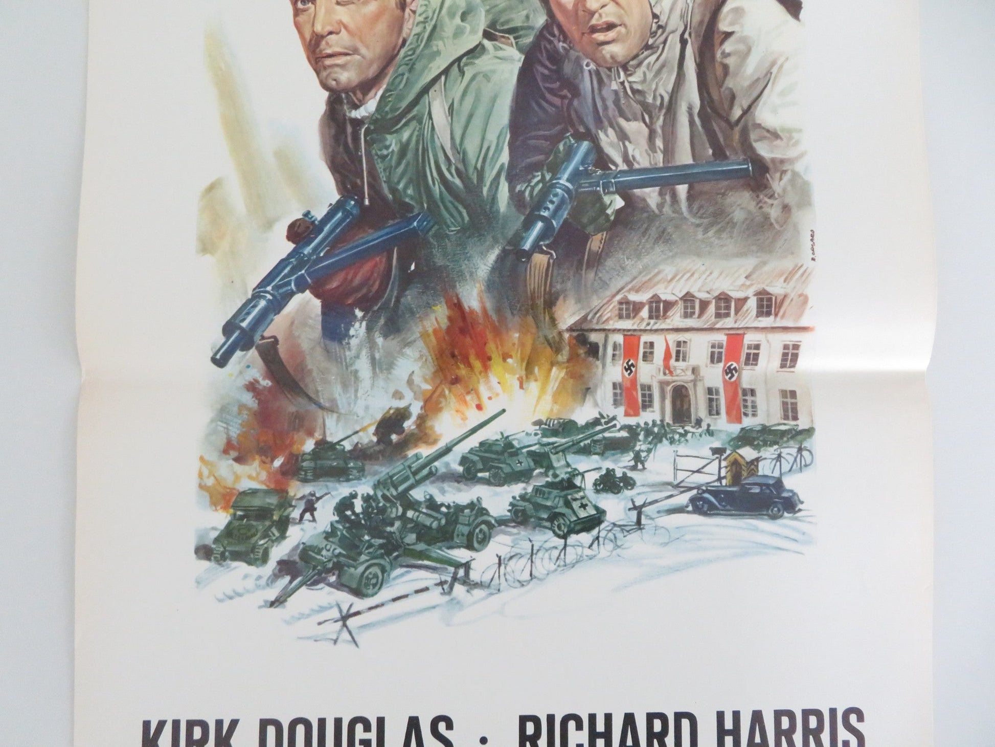 The Heroes of Telemark Italian Locandina Poster Kirk Douglas Harris R1972 Movie posters