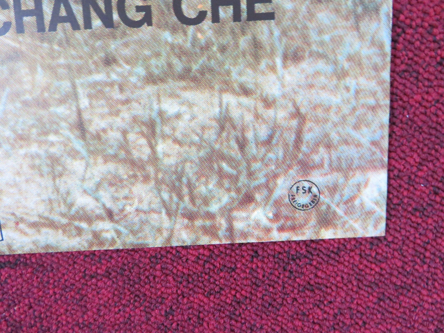 THE HEROIC ONES GERMAN A1 POSTER FOLDED DAVID DA - WEI CHIANG HAN CHIN 1973 Rendezvous Cinema Movie posters