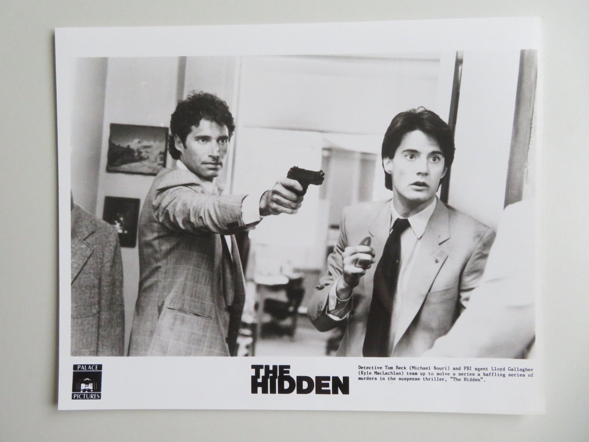 THE HIDDEN MOVIE STILL PHOTO LOT OF 7 KYLE MACLACHLAN MICHAEL NOURI 1987 - Rendezvous Cinema