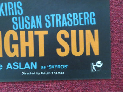 THE HIGH BRIGHT SUN FOLDED UK ONE SHEET POSTER DIRK BOGARDE GEORGE CHAKIRIS 1965 Movie posters